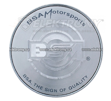 Nabelkappen mit Logo  BSA 